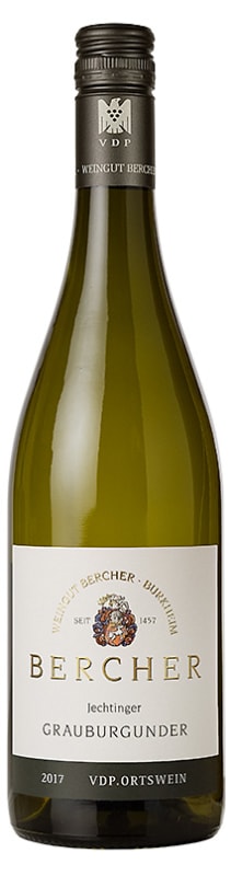 Bercher Jechtinger Grauburgunder Trocken 2013 Front Bottle Shot