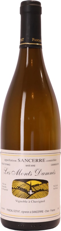 Pascal Cotat Sancerre Les Monts Damnes 2023 Front Bottle Shot