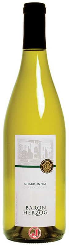 Baron Herzog California Chardonnay (OU Kosher) 2015 Front Bottle Shot