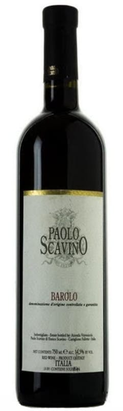 Paolo Scavino Barolo 2006 Front Bottle Shot