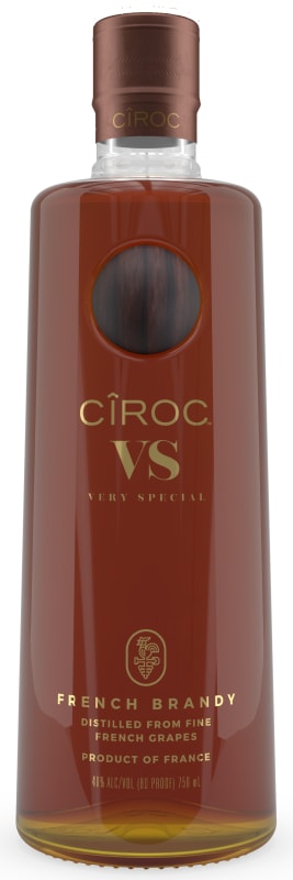 Ciroc VS French Brandy Front Bottle Shot