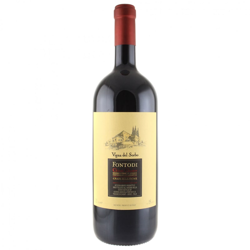 Fontodi Chianti Classico Gran Selezione Vigna del Sorbo 2015 Front Bottle Shot