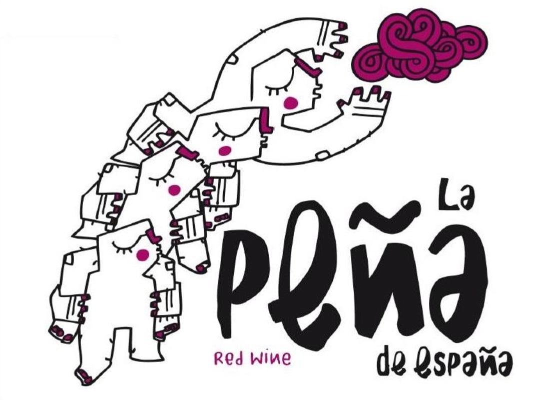 Bodega El Angosto La Pena de Espana 2015 Front Label