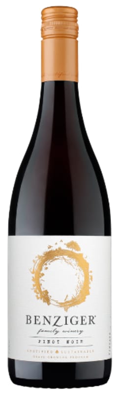 Benziger Pinot Noir 2021 Front Bottle Shot
