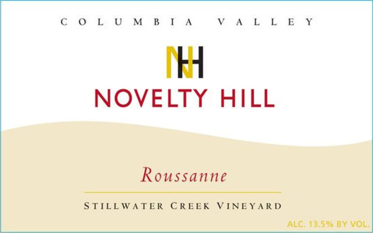 Novelty Hill Stillwater Creek Vineyard Roussanne 2011 Front Label