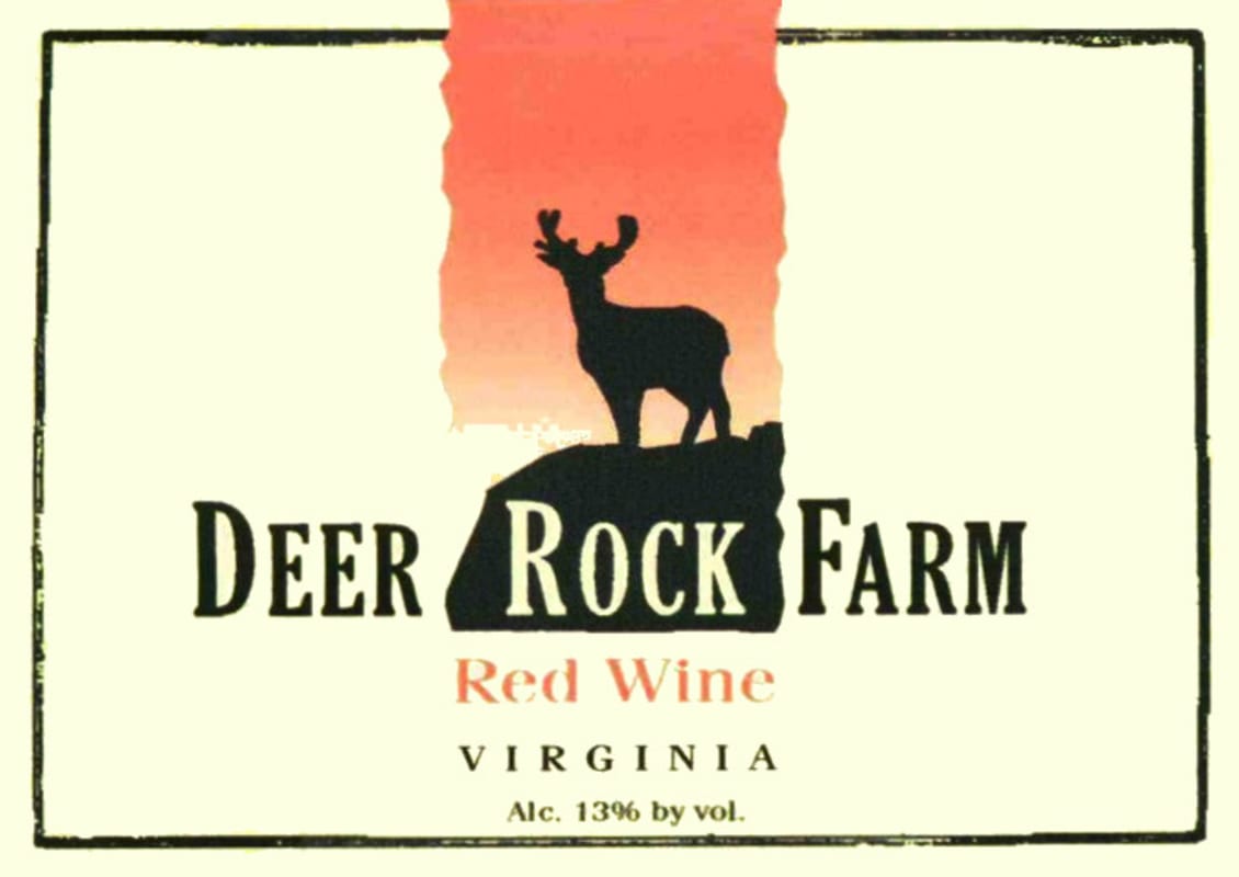 DelFosse Vineyards and Winery Deer Rock Farm Red 2011 Front Label