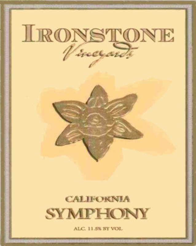 Ironstone Symphony 2004 Front Label