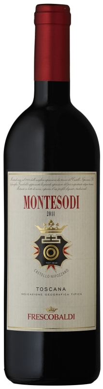 Frescobaldi Castello Nipozzano Montesodi Toscana Rosso 2014 Front Bottle Shot