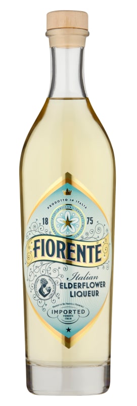 Fiorente Italian Elderflower Liqueur Front Bottle Shot