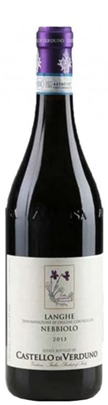 Castello di Verduno Langhe Nebbiolo 2013 Front Bottle Shot