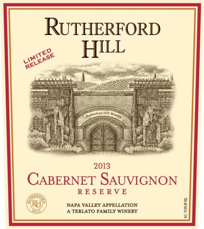 Rutherford Hill Reserve Cabernet Sauvignon 2013 Front Label