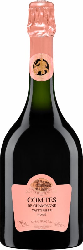 Taittinger Comtes De Champagne Rose 2009 Front Bottle Shot