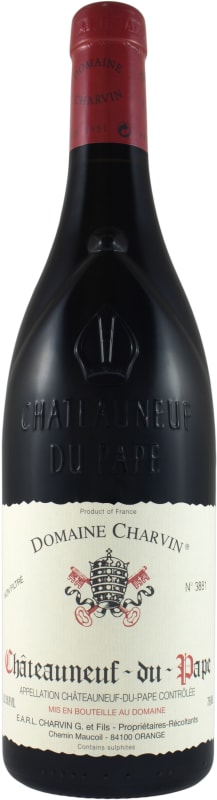 Domaine Charvin Chateauneuf-du-Pape 2018 Front Bottle Shot