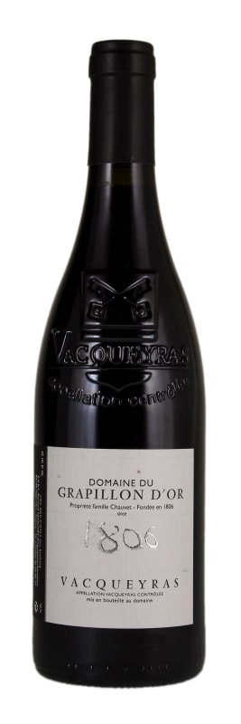 Domaine du Grapillon d'Or Vacqueyras 2018 Front Bottle Shot