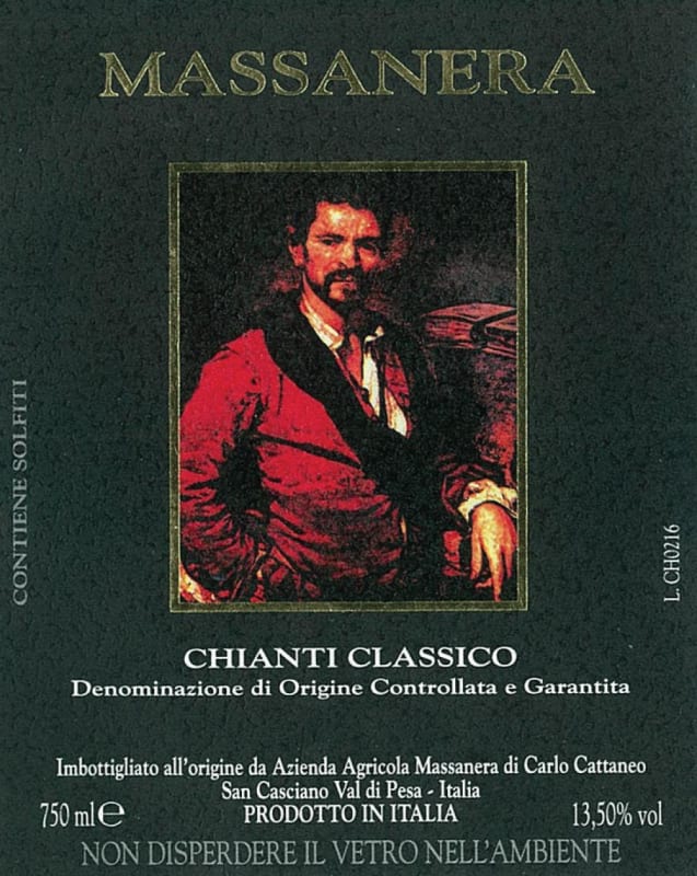 Massanera Chianti Classico 2013 Front Label