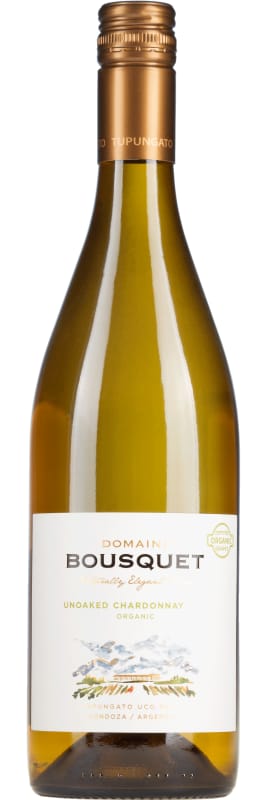 Domaine Bousquet Organic Chardonnay 2020 Front Bottle Shot