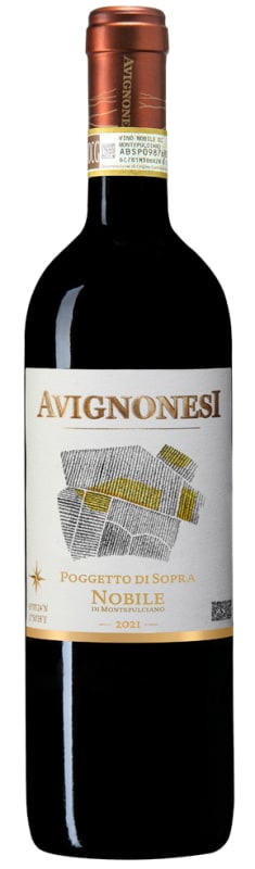 Avignonesi Poggetto di Sopra Alleanza Vino Nobile di Montepulciano 2021 Front Bottle Shot