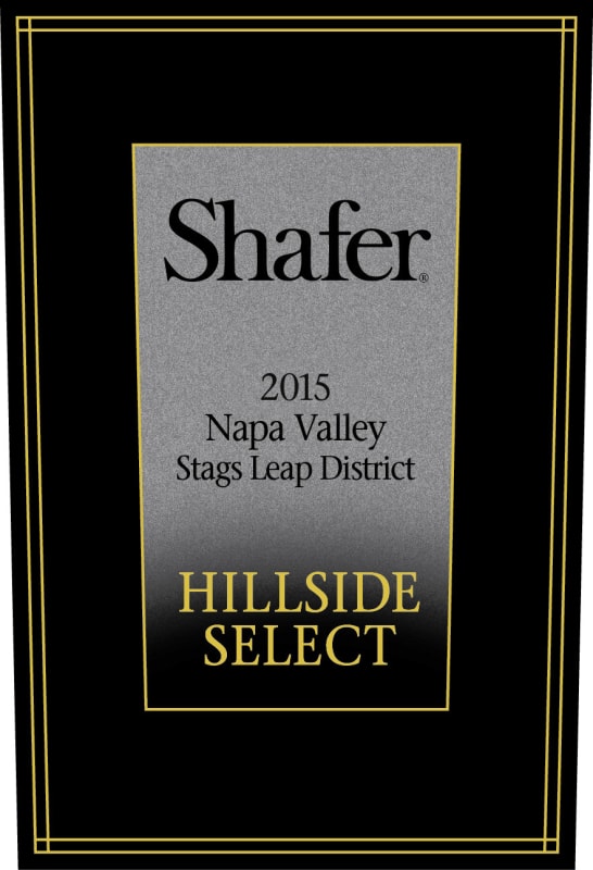 Shafer Hillside Select Cabernet Sauvignon (3 Liter Bottle) 2015 Front Label
