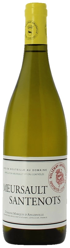 Domaine Marquis d'Angerville Meursault Santenots Premier Cru 2020 Front Bottle Shot