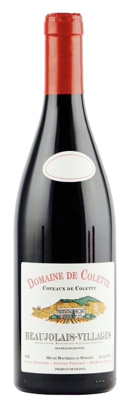 Domaine de Colette Beaujolais Villages Coteaux de Colette 2022 Front Bottle Shot