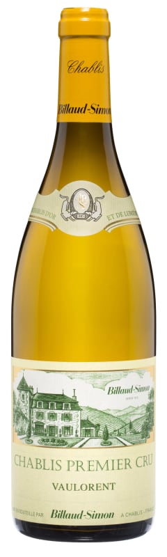 Billaud-Simon Chablis Vaulorent Premier Cru 2018 Front Bottle Shot