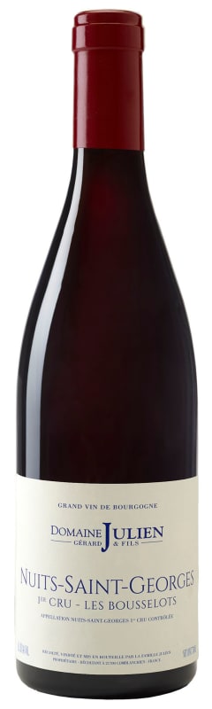 Domaine Julien Nuits-Saint-Georges Les Bousselots Premier Cru 2019 Front Bottle Shot