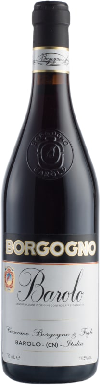 Borgogno Barolo 2018 Front Bottle Shot