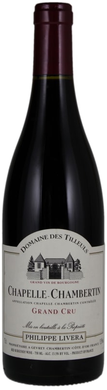 Philippe Livera Chapelle-Chambertin Grand Cru 2016 Front Bottle Shot