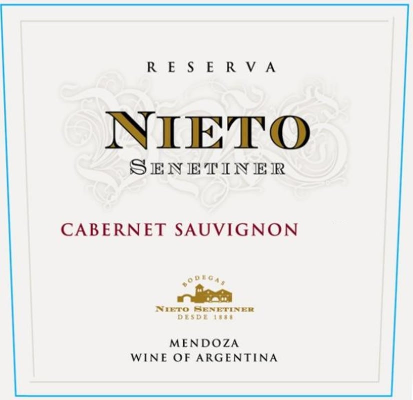 Nieto Senetiner Reserva Cabernet Sauvignon 2014 Front Label