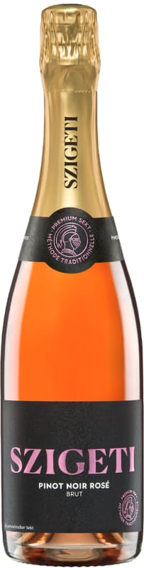 Szigeti Pinot Noir Brut Rose 2020 Front Bottle Shot