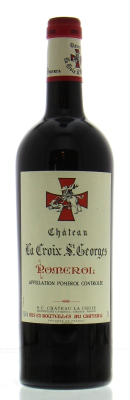 Chateau La Croix St. Georges 1999 Front Bottle Shot