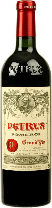 Chateau Petrus 2015 Front Bottle Shot