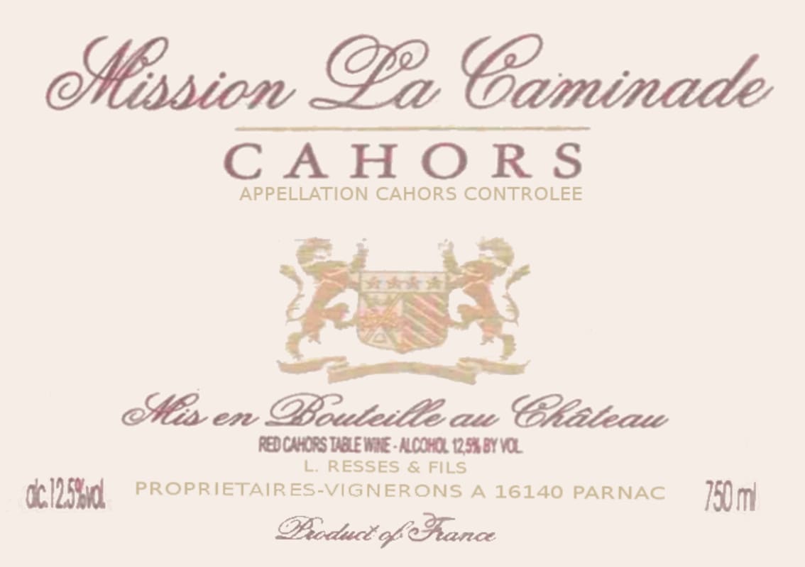 Chateau La Caminade Mission La Caminade 2015 Front Label