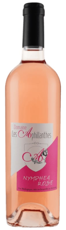 Domaine Les Aphillanthes Cotes du Rhone Nymphea Rose 2020 Front Bottle Shot