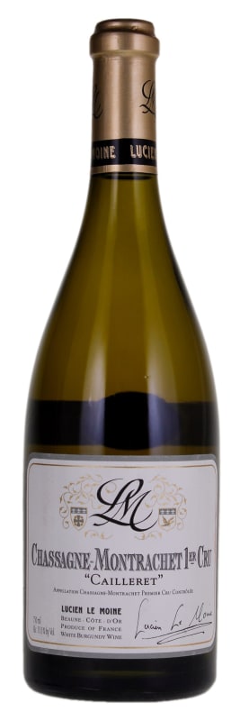 Lucien Le Moine Chassagne-Montrachet Cailleret Premier Cru 2009 Front Bottle Shot