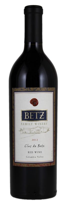 Betz Family Winery Clos de Betz 2012 Front Bottle Shot