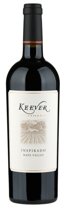 Keever Vineyards and Winery Inspirado Red Wine 2021 Front Bottle Shot
