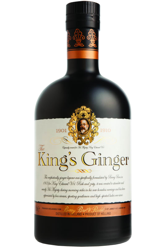 King's Ginger Liqueur Front Bottle Shot