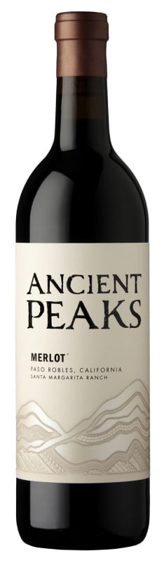 Ancient Peaks Paso Robles Merlot 2015 Front Bottle Shot