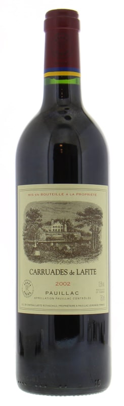 Chateau Lafite Rothschild Carruades de Lafite 2002 Front Bottle Shot