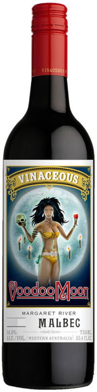Vinaceous Voodoo Moon Malbec 2014 Front Bottle Shot