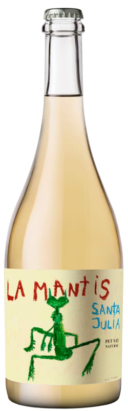Santa Julia Natural La Mantis Pet Nat 2024 Front Bottle Shot