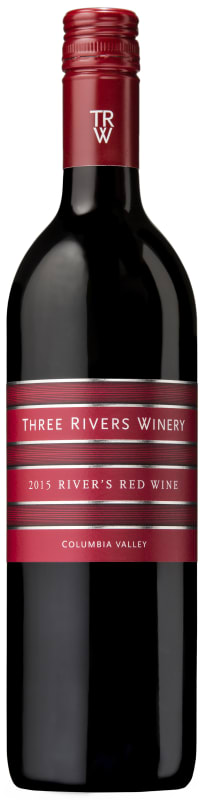 Three Rivers River's Red Blend 2015 Front Bottle Shot