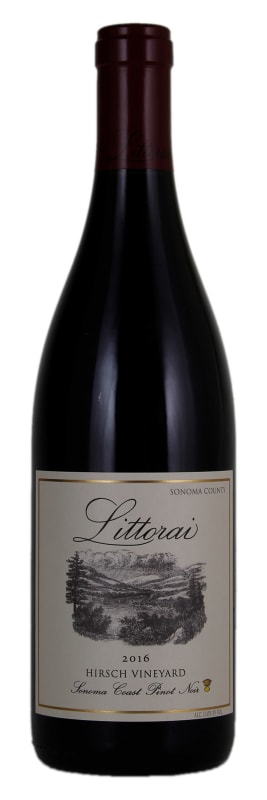 Littorai Hirsch Vineyard Pinot Noir 2016 Front Bottle Shot