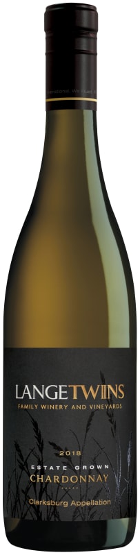 LangeTwins Estate Chardonnay 2018 Front Bottle Shot