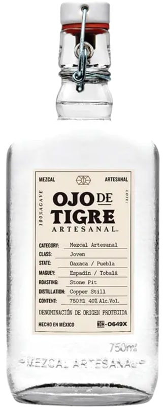 Ojo de Tigre Joven Mezcal Front Bottle Shot