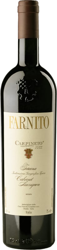 Carpineto Farnito Cabernet Sauvignon 2019 Front Bottle Shot