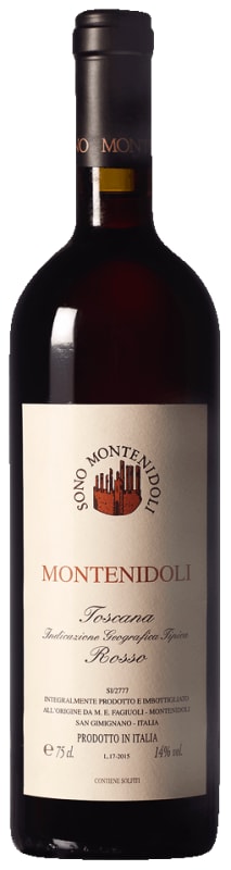 Montenidoli Toscana Rosso 2019 Front Bottle Shot