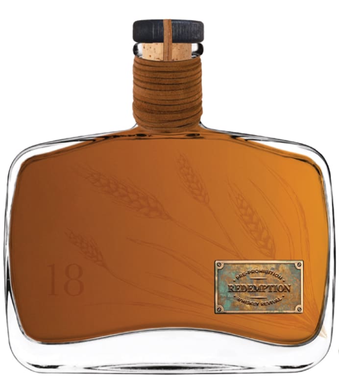 Redemption 18 Year Ancients Rye Whiskey Front Bottle Shot