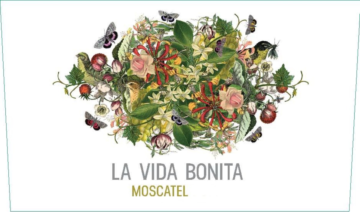 La Vida Bonita Moscatel 2016 Front Label